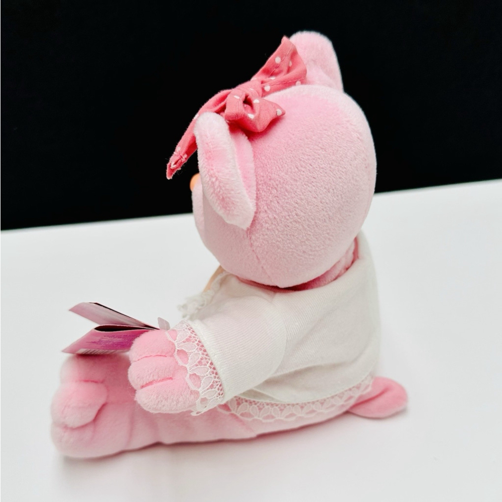 Precious Moments Tender Tails 'I Love My Grandma' Pink Teddy Bear Beanbag w/ Tag - Picture 7 of 11